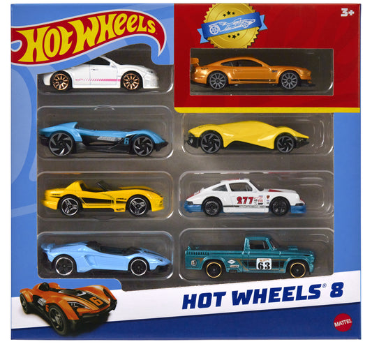 Mattel Hot Wheels 8-Pack Fordonsset - HPV78