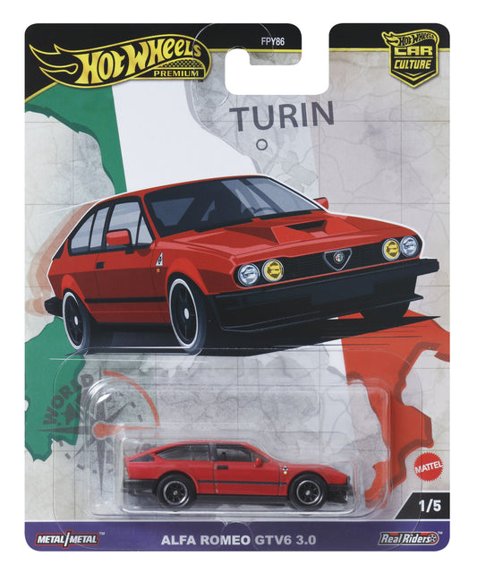 Mattel Hot Wheels Premium: Alfa Romeo GTV 6 3.0 Bil