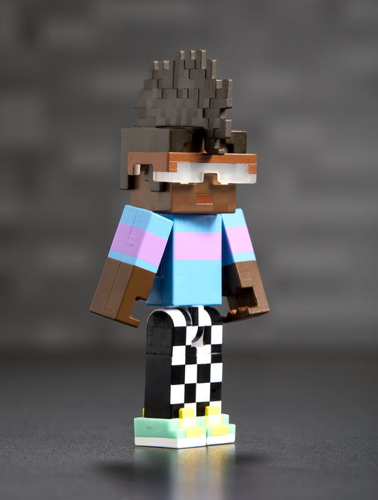 Mattel Minecraft: Creator Series - Rutiga Byxor (8cm) (HPD88)