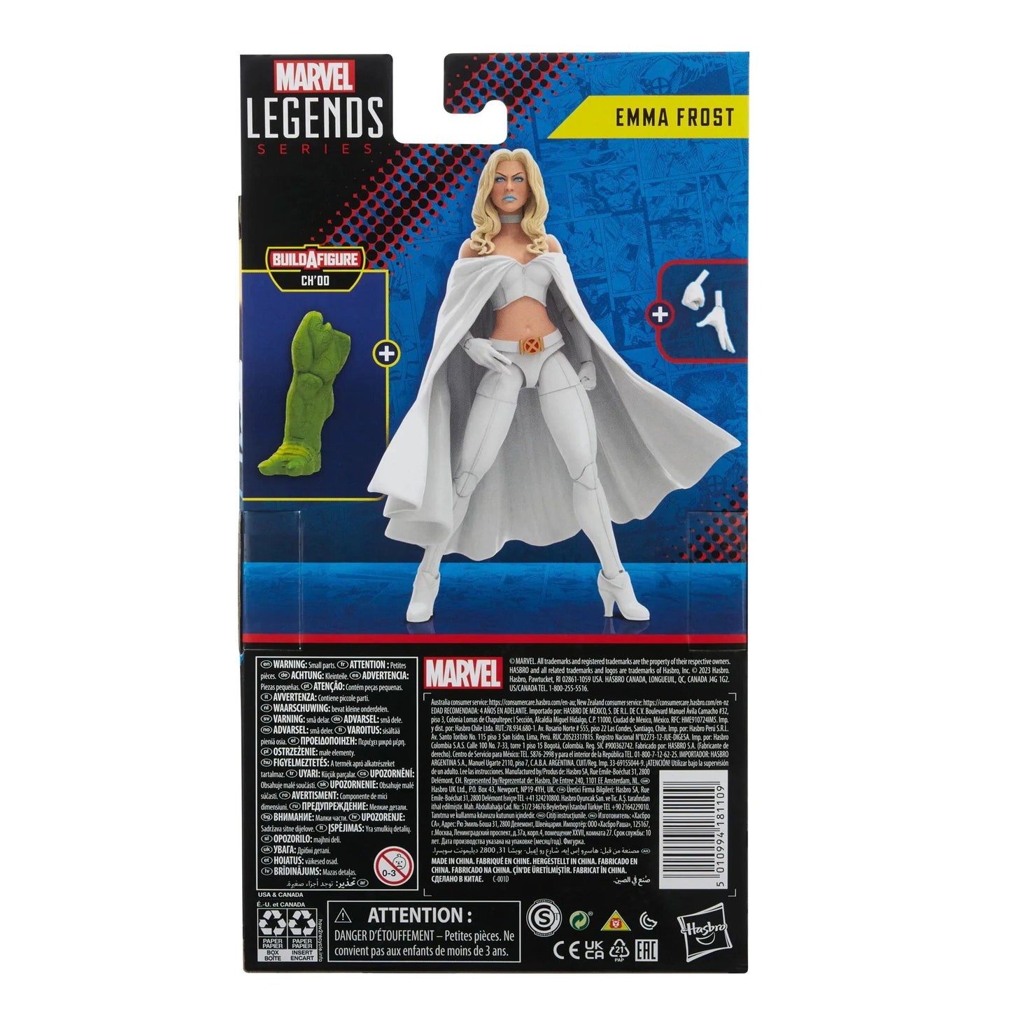 Hasbro Marvel Legends Series: X-Men Emma Frost Actionfigur (15cm)