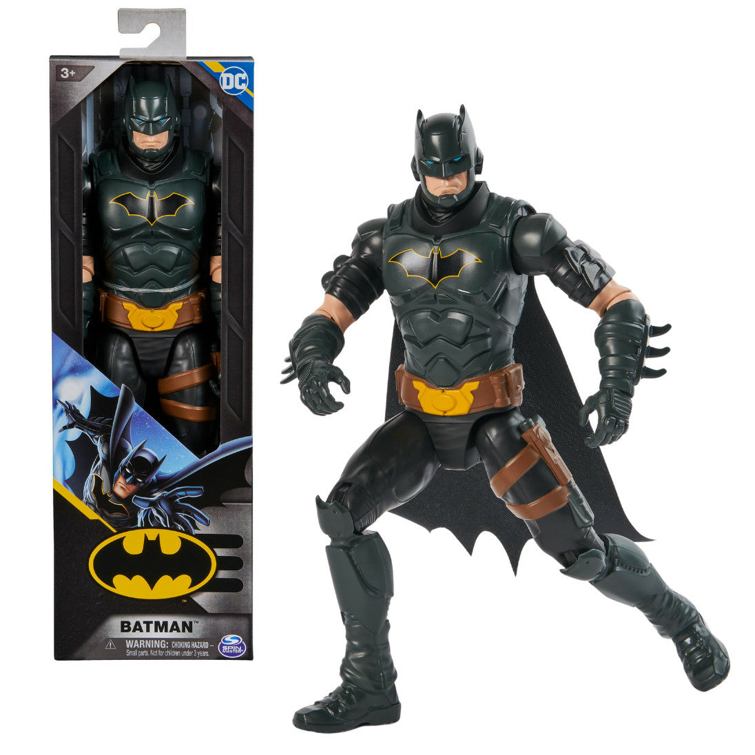 Spin Master DC Batman: Actionfigur med Grå Rustning (30cm)