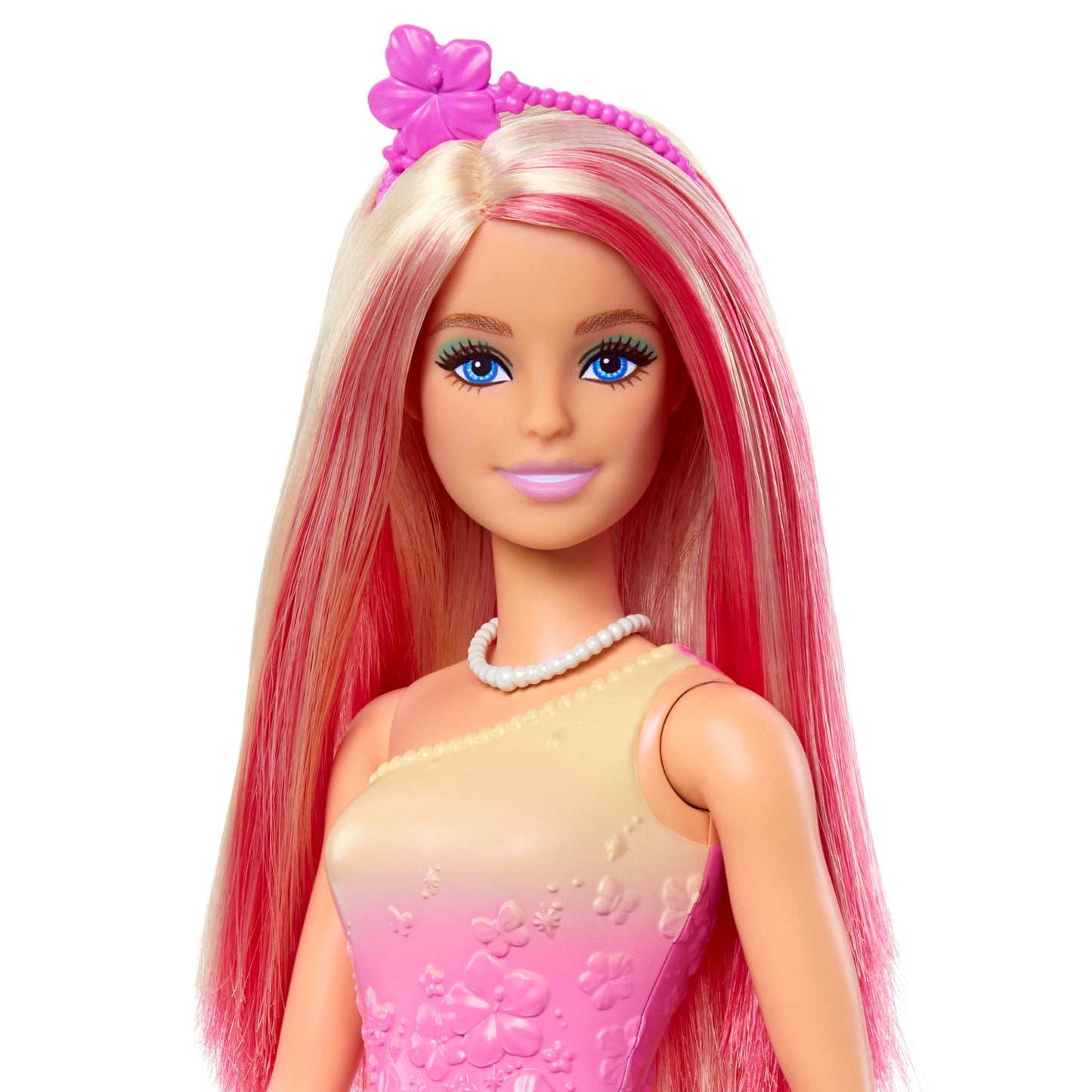 Mattel Barbie® Docka med Blont/Rosa Hår (HRR08)