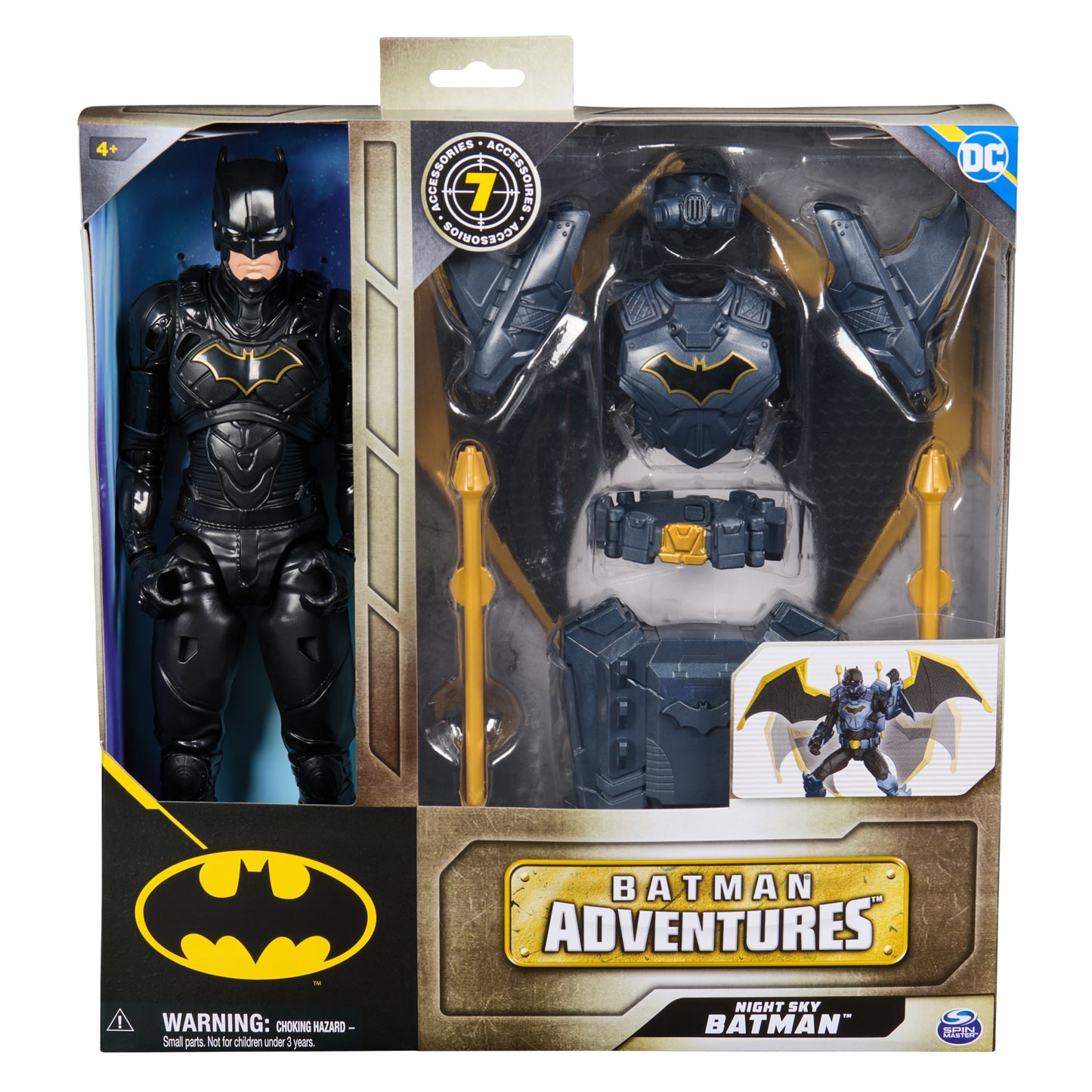 Spin Master DC: Batman Adventures - Night Sky Batman Actionfigur (30cm)