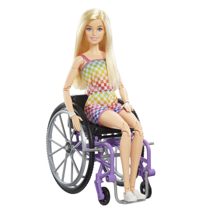 Mattel Barbie Fashionistas - Blond Docka med Funktionsnedsättning