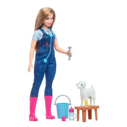 Mattel Barbie® You Can Be Anything: 65Års Jubileum - Veterinär för Lantbruk