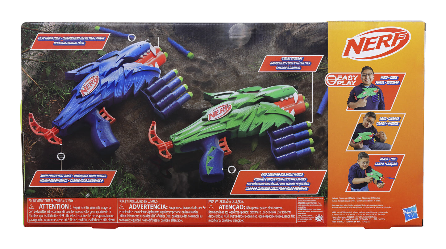 Hasbro Nerf Easy Play: Wild - Wolfpack Leksaksblaster