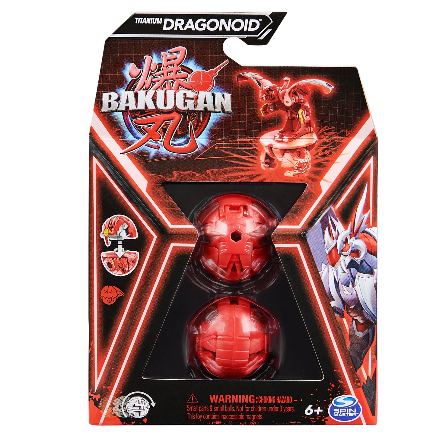 Spin Master Bakugan: Dragonoid (Blå) Core Ball