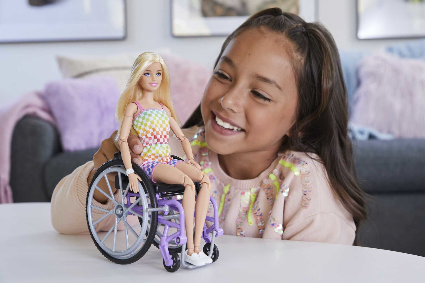 Mattel Barbie Fashionistas - Blond Docka med Funktionsnedsättning