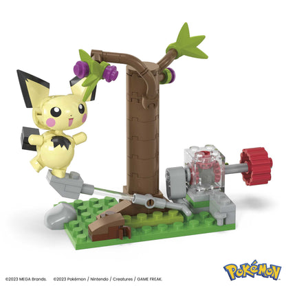 Mattel Mega Pokémon Äventyr Byggsats: Pichus Skogsinsamling (HPB59)