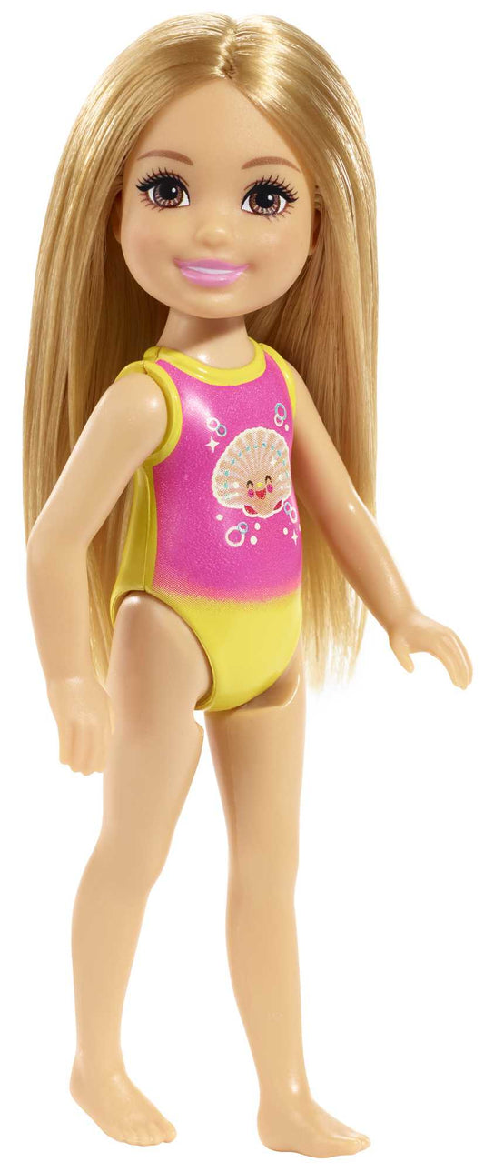 Mattel Barbie®: Club Chelsea Beach - Sjöskalsbaddräktsdocka (GLN70)