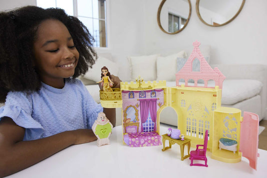 Mattel Disney Princess: Belle Palace - Belle Mini Doll Playset