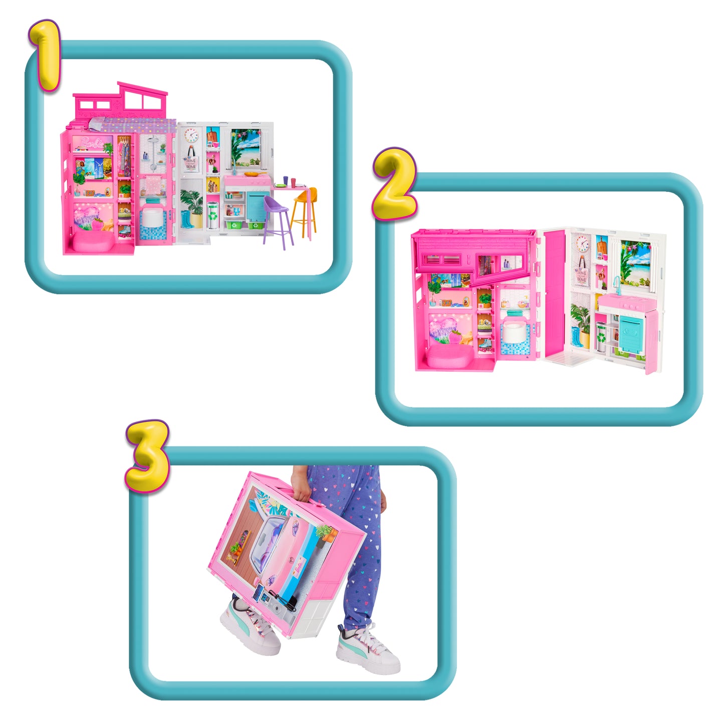 Mattel Barbie® Getaway House Lekset (HRJ76)