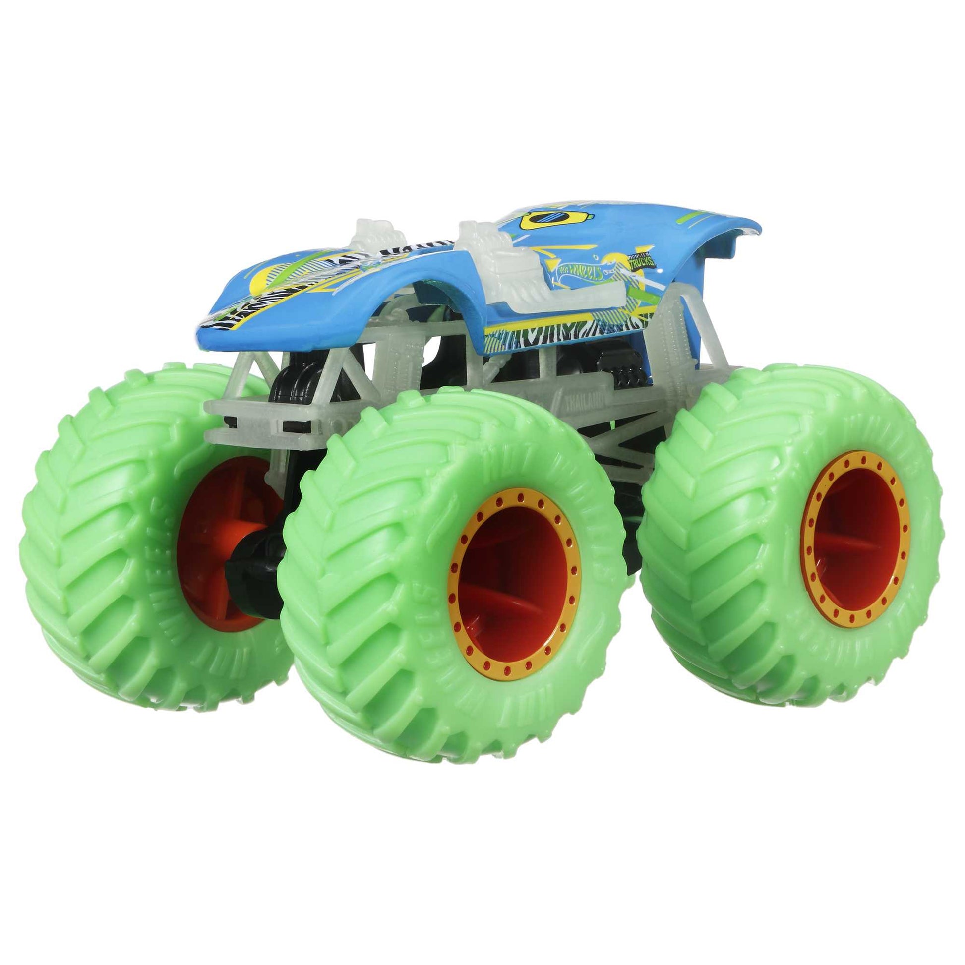 Mattel Hot Wheels Monster Trucks: Glow in The Dark - Twin Mill (HVH80)