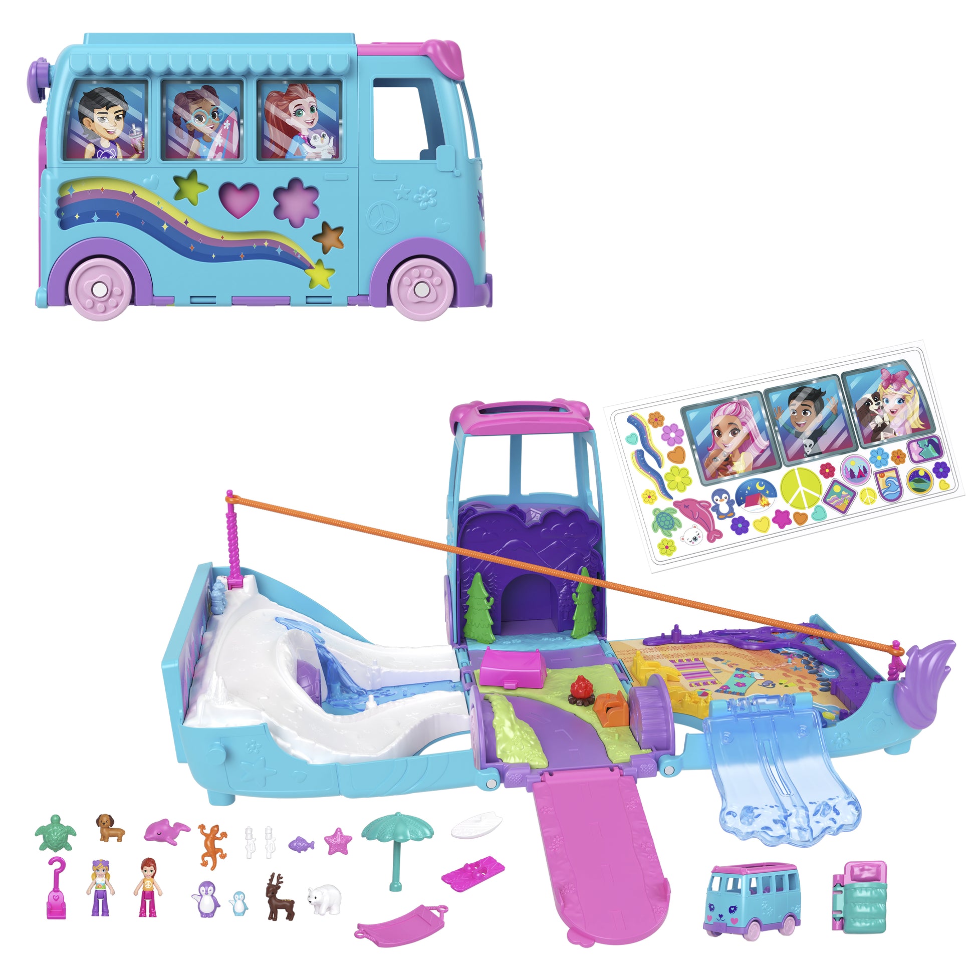 Mattel Polly Pocket: Pet Mobile Adventure - Lekset (JCC22)