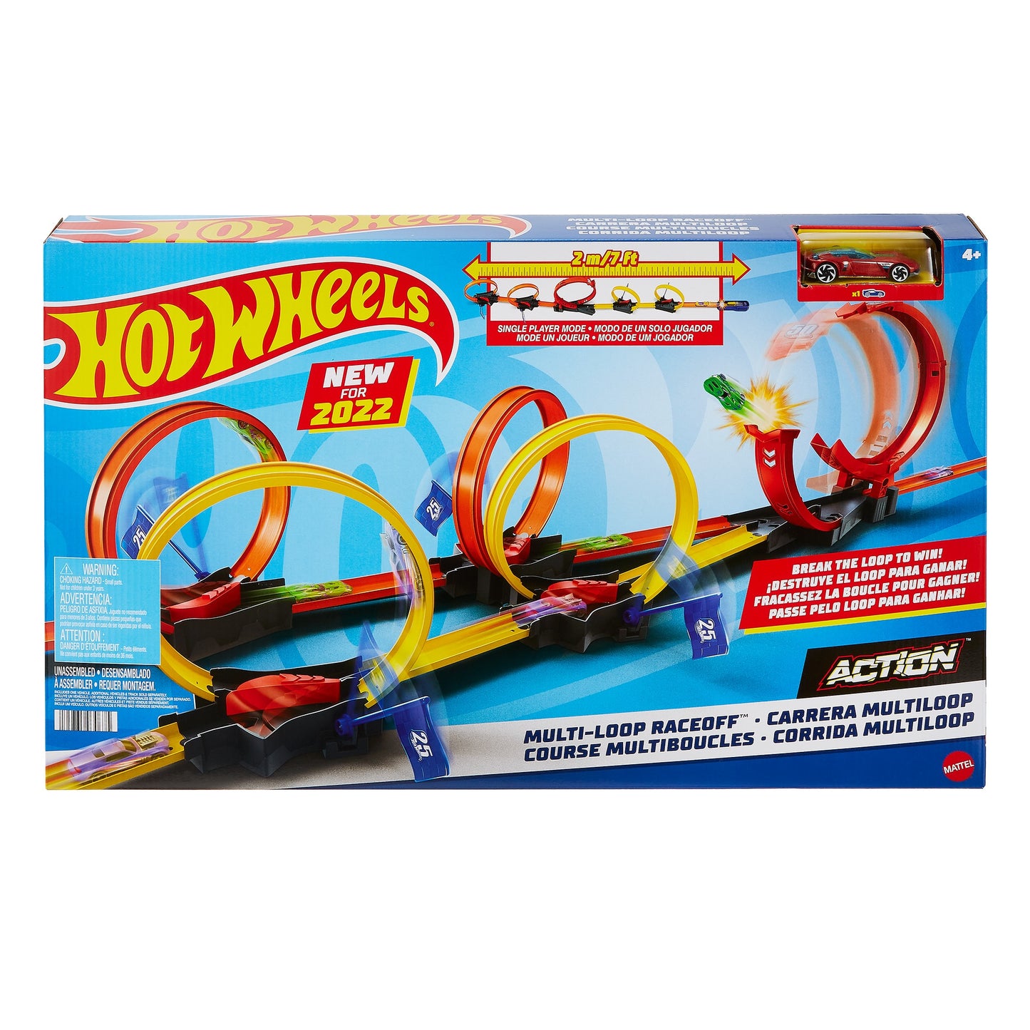 Mattel Hot Wheels Action Multi-Loop Raceoff Ban Set (HDR83)