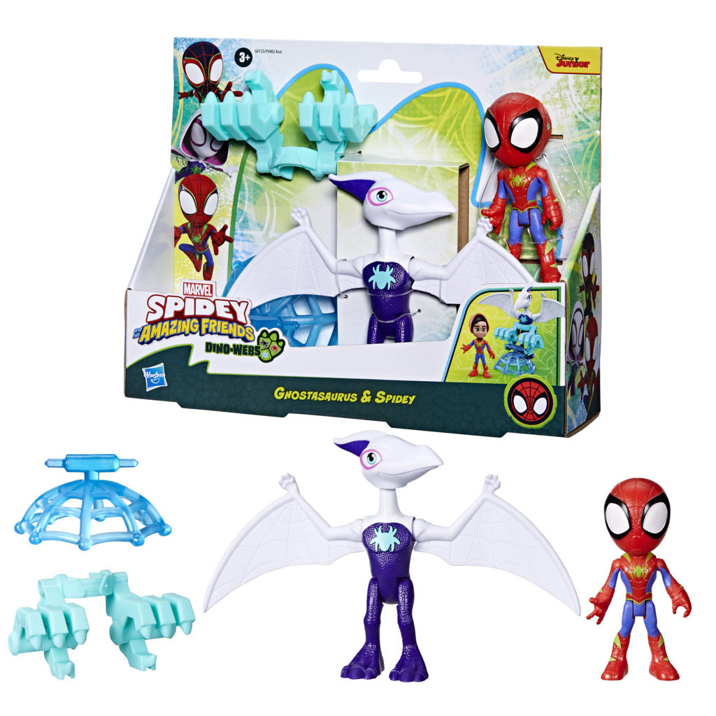 Hasbro Disney Marvel: Spidey och hans fantastiska vänner Dino-Webs - Ghostasaurus och Spidey