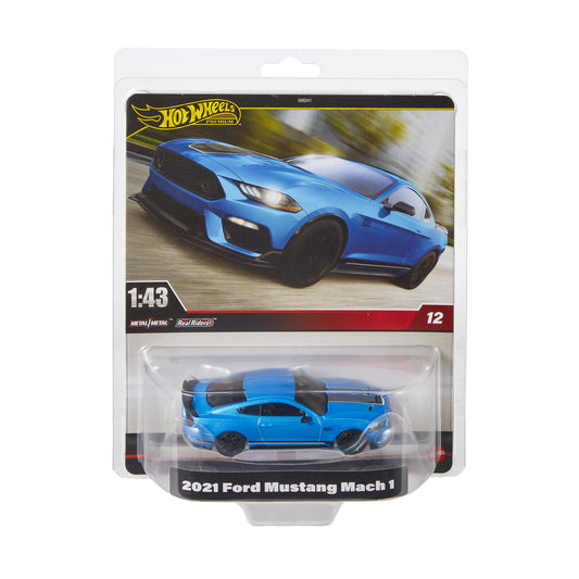 Mattel Hot Wheels Premium Real Readers - 2021 Ford Mustang Mach 1 1:43