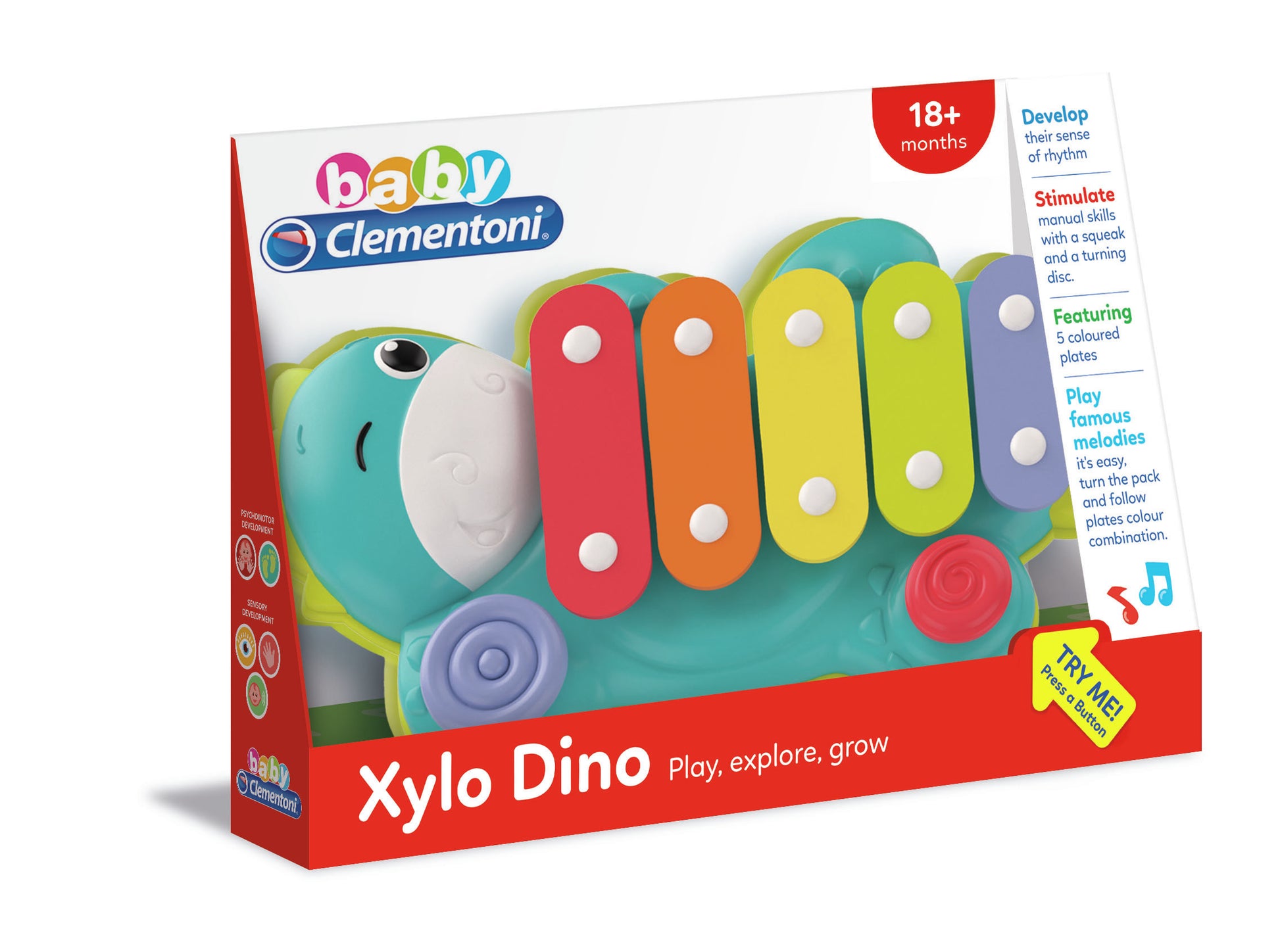 Clementoni Xylo Dino - Musikinstrument Leksak för Barn