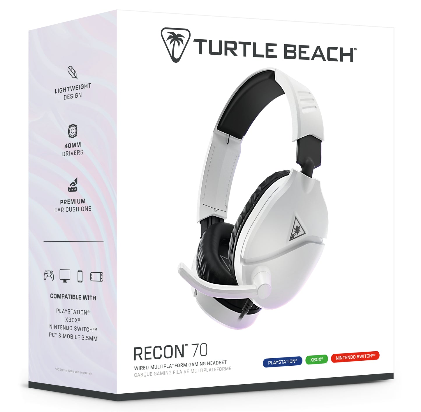 Turtle Beach Recon 70 - Trådbundet Gaming Headset (Vit)