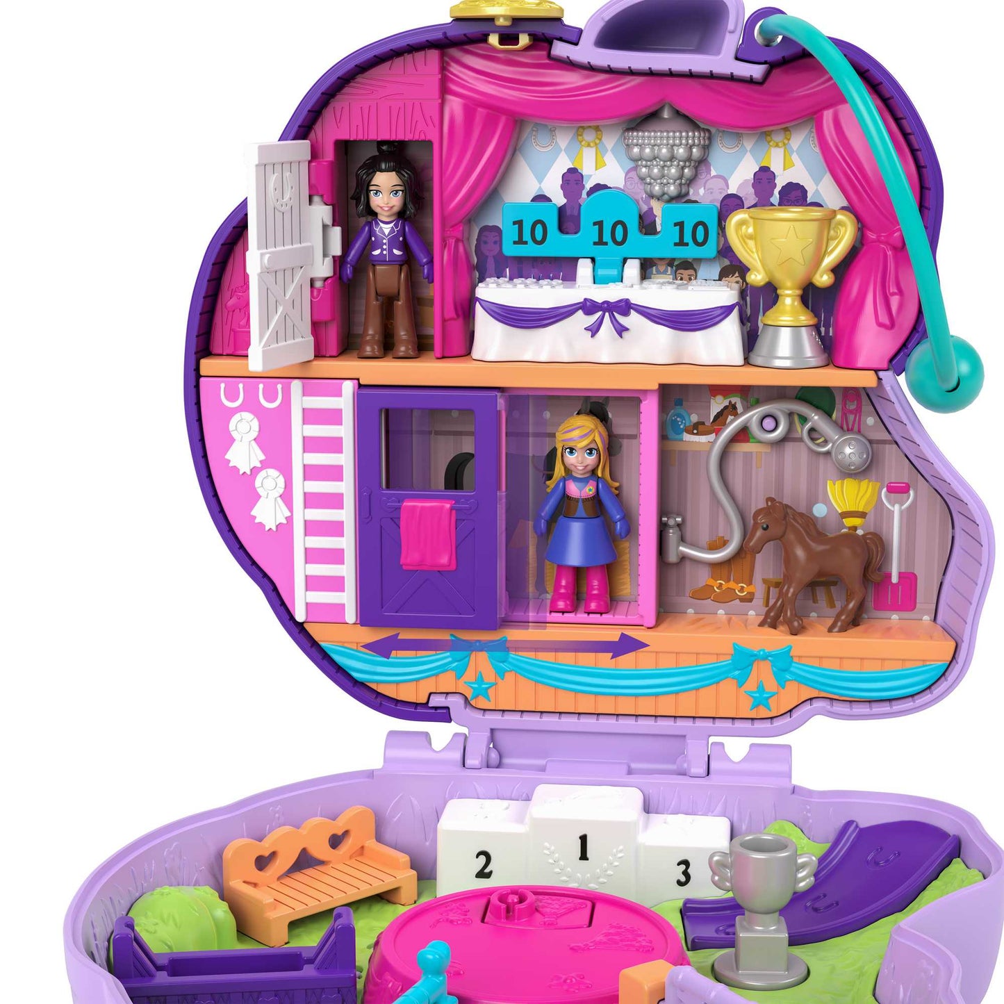 Mattel Polly Pocket - Jumpin' Style Pony Compact (GTN14)