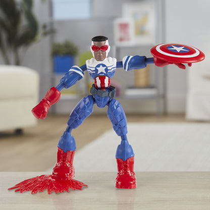 Hasbro Marvel: Avengers Bend and Flex - Captain America Action Figure (15cm)