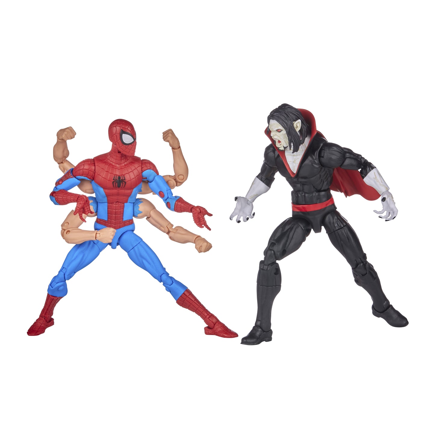 Hasbro Marvel Legends: Spider-Man och Morbius Actionfigurer (15cm)