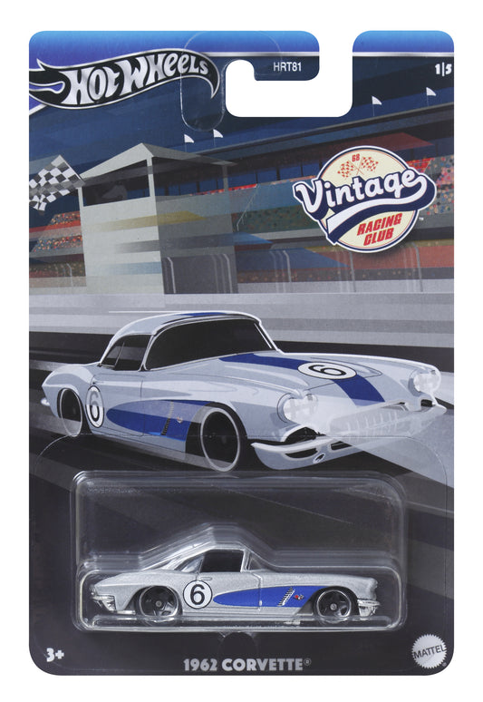 Mattel Hot Wheels Vintage Racing Club - 1962 Corvette (HRV06)