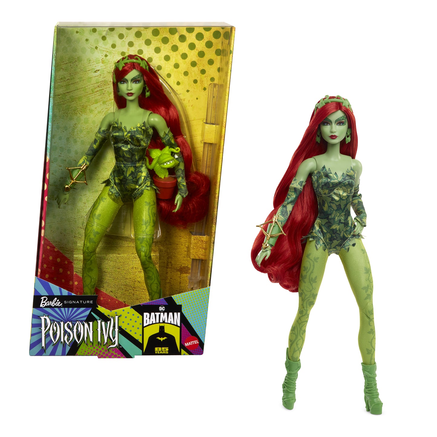 Mattel Barbie Signature DC: Batman 85 År - Poison Ivy Docka