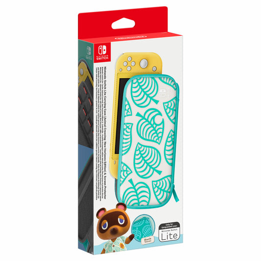 NSW Nintendo Switch Lite Fodral (Animal Crossing: New Horizons Edition) med Skärmskydd