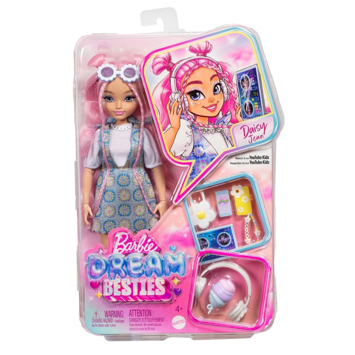 Mattel Barbie: Dream Besties - Daisy Jean Docka (JDD74)