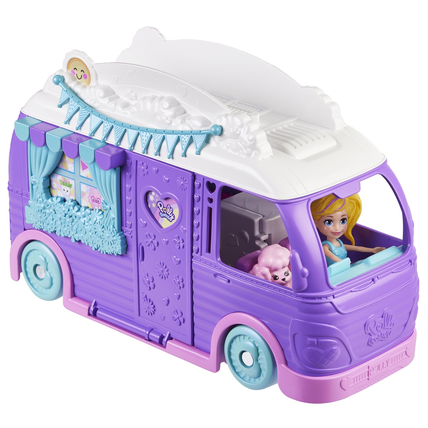 Mattel Polly Pocket: Glamping Camper Van - Tiny Worlds Big Surprises!