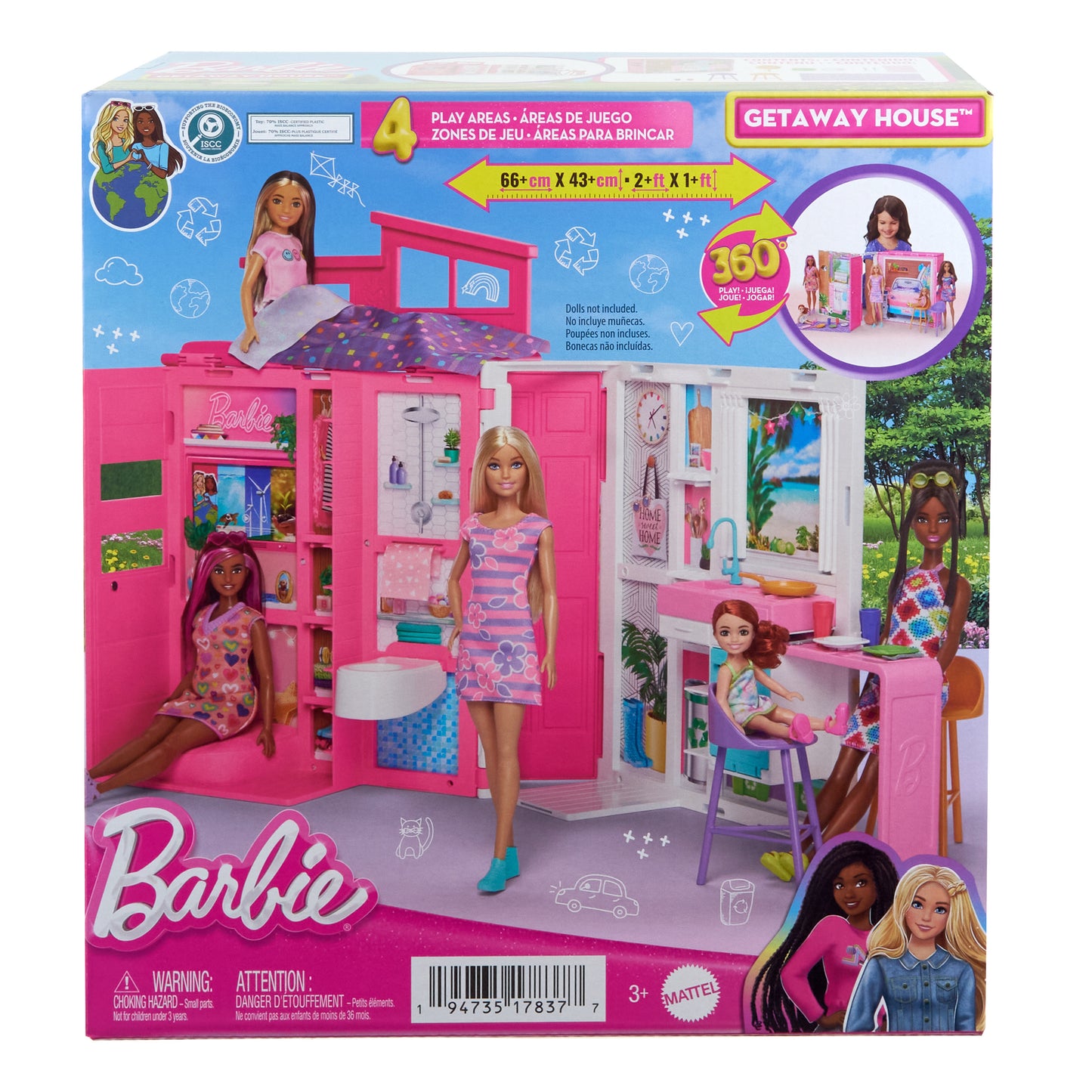 Mattel Barbie® Getaway House Lekset (HRJ76)