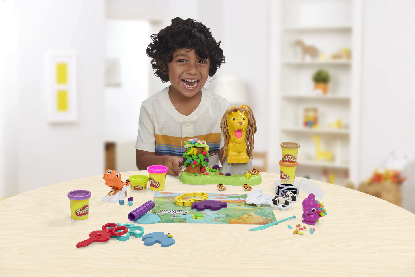 Hasbro Play-Doh - Growin Mane Lion & Friends