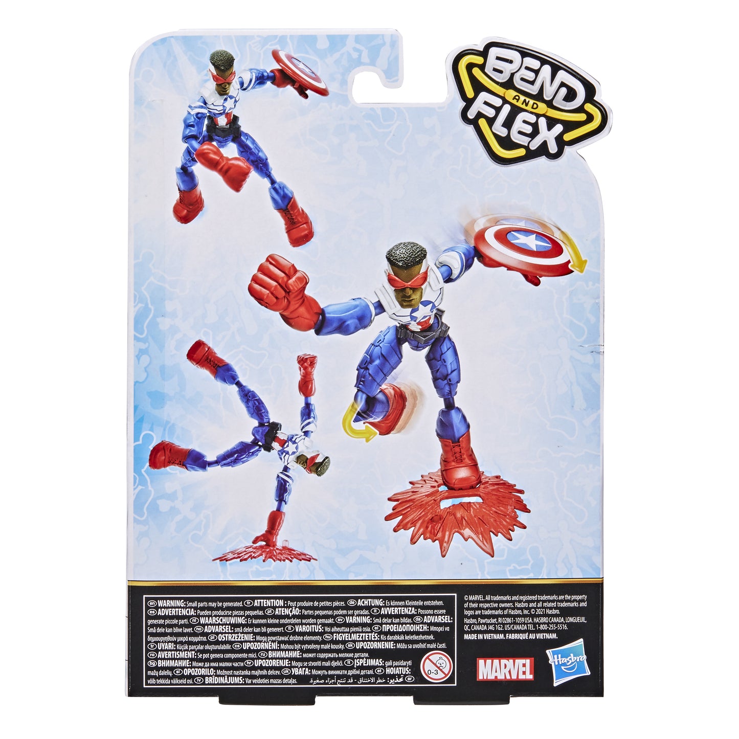 Hasbro Marvel: Avengers Bend and Flex - Captain America Action Figure (15cm)