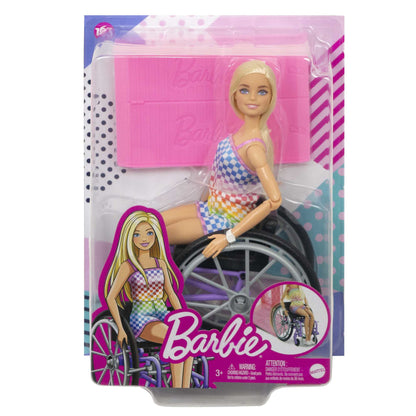 Mattel Barbie Fashionistas - Blond Docka med Funktionsnedsättning