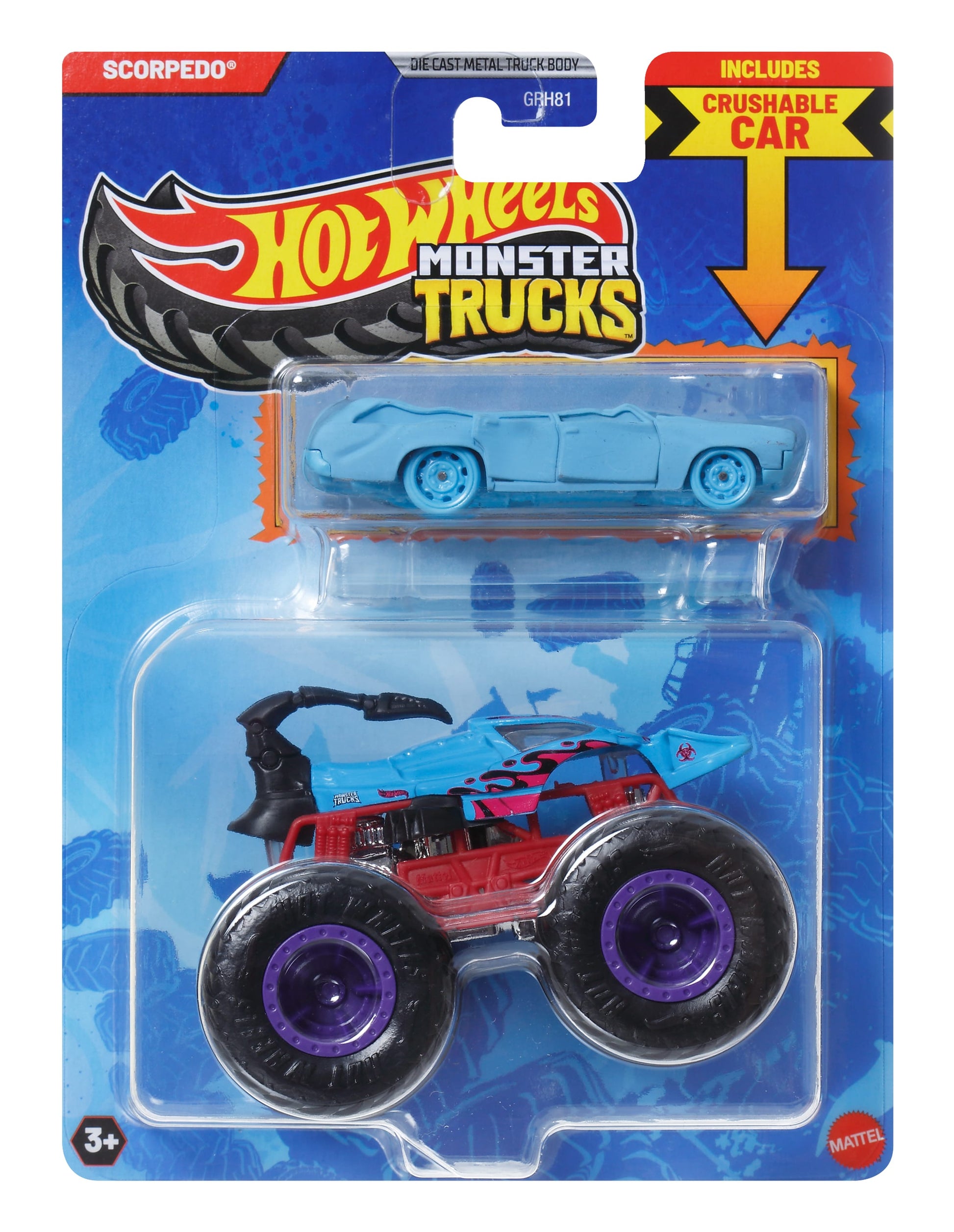 Mattel Hot Wheels: Monster Trucks - Scorpedo 2 Pack