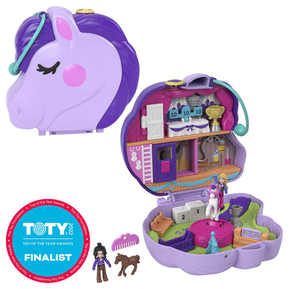 Mattel Polly Pocket - Jumpin' Style Pony Compact (GTN14)