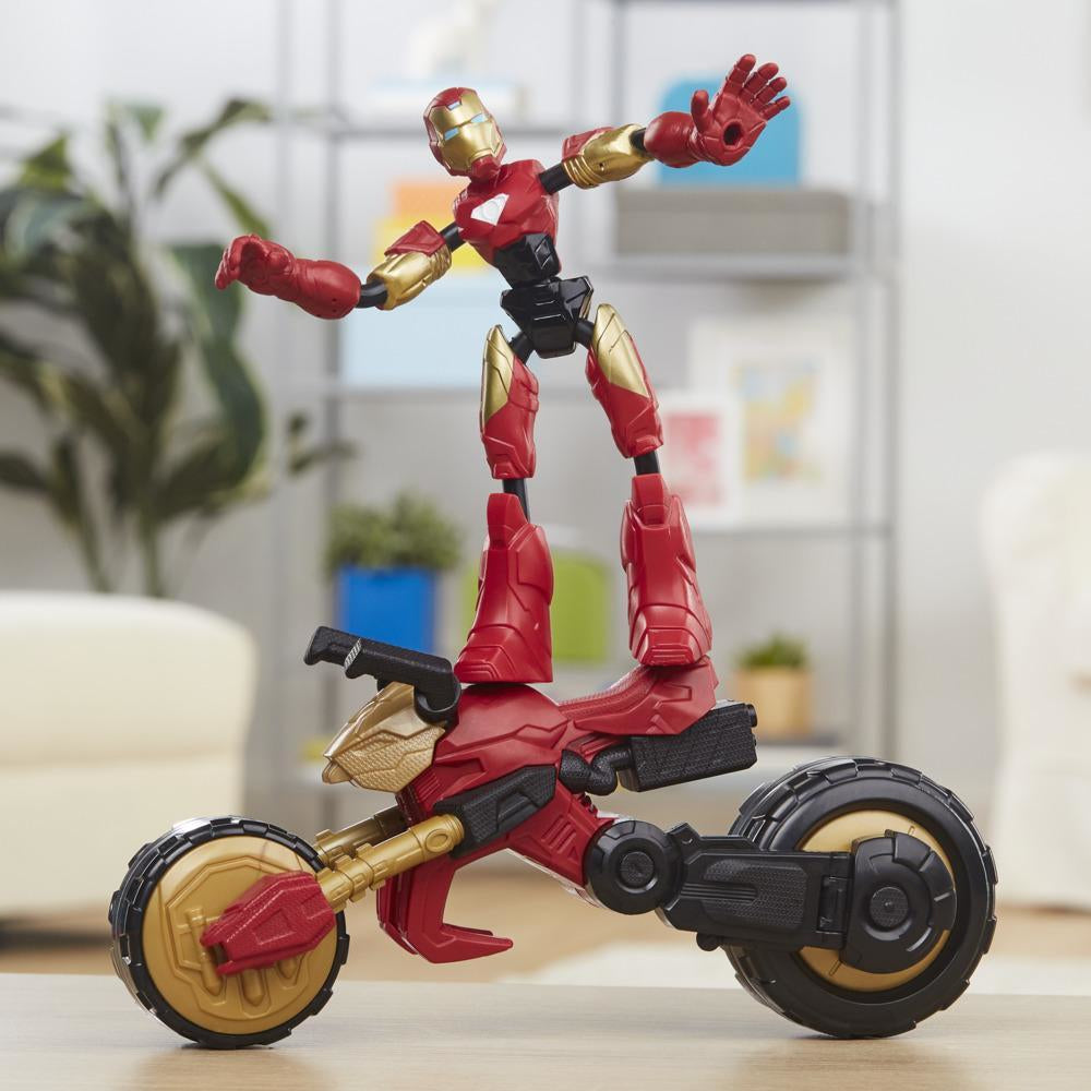 Hasbro Marvel Avengers: Bend And Flex - Flex Rider Iron Man 2in1