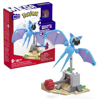 Mattel Mega Pokémon Byggsats: Zubat's Midnattsflykt (HKT19)