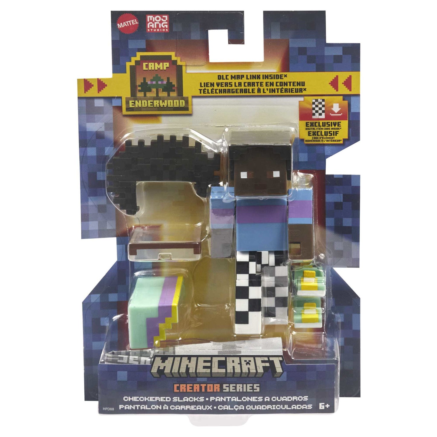 Mattel Minecraft: Creator Series - Rutiga Byxor (8cm) (HPD88)