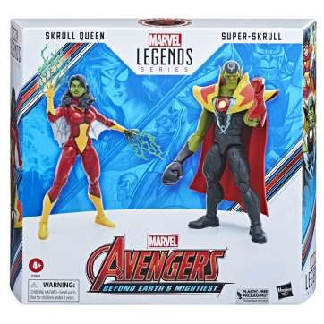 Hasbro Marvel Avengers Legends: Skrull Queen och Super-Skrull