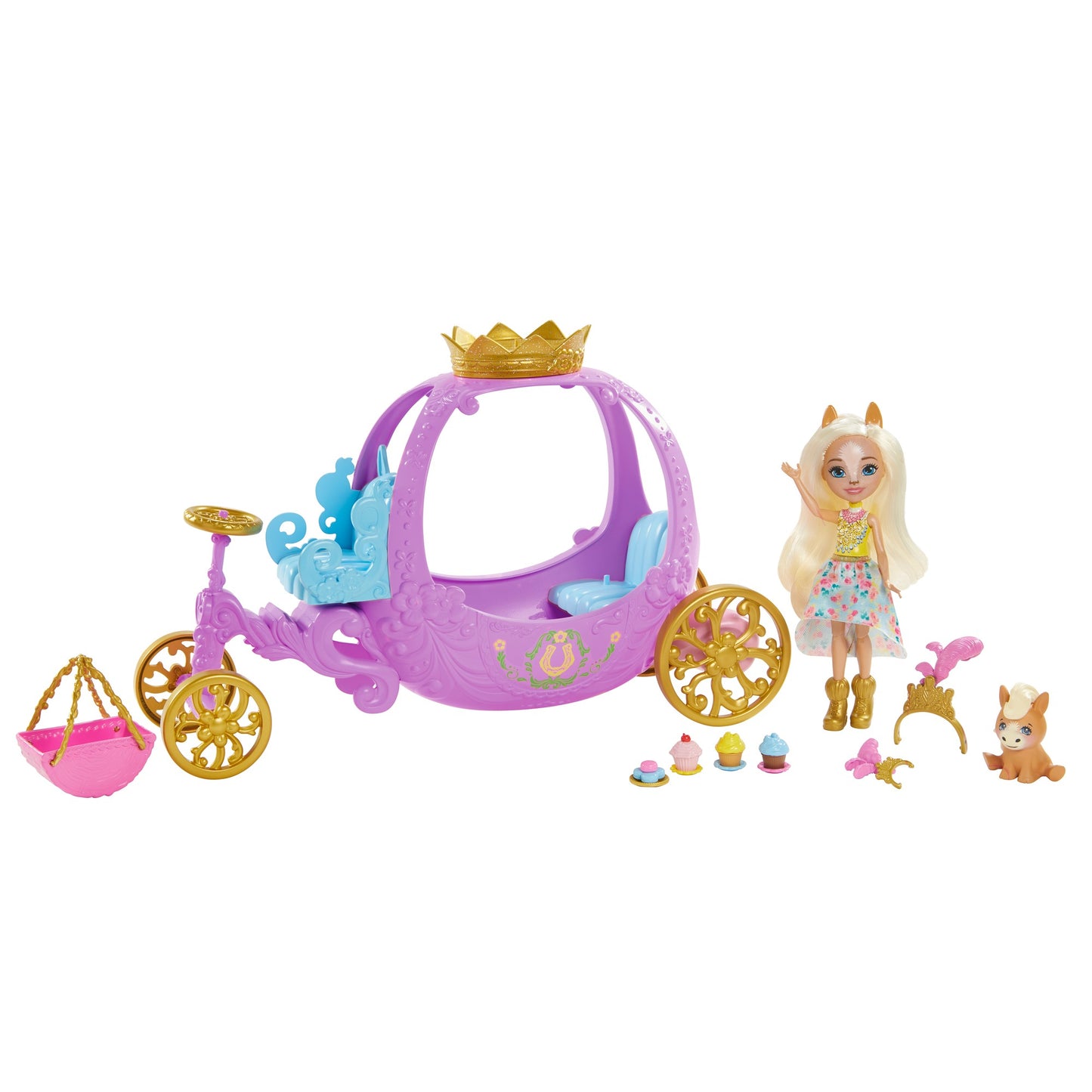 Mattel Royal Enchantimals: Royal Rolling Carriage (GYJ16)