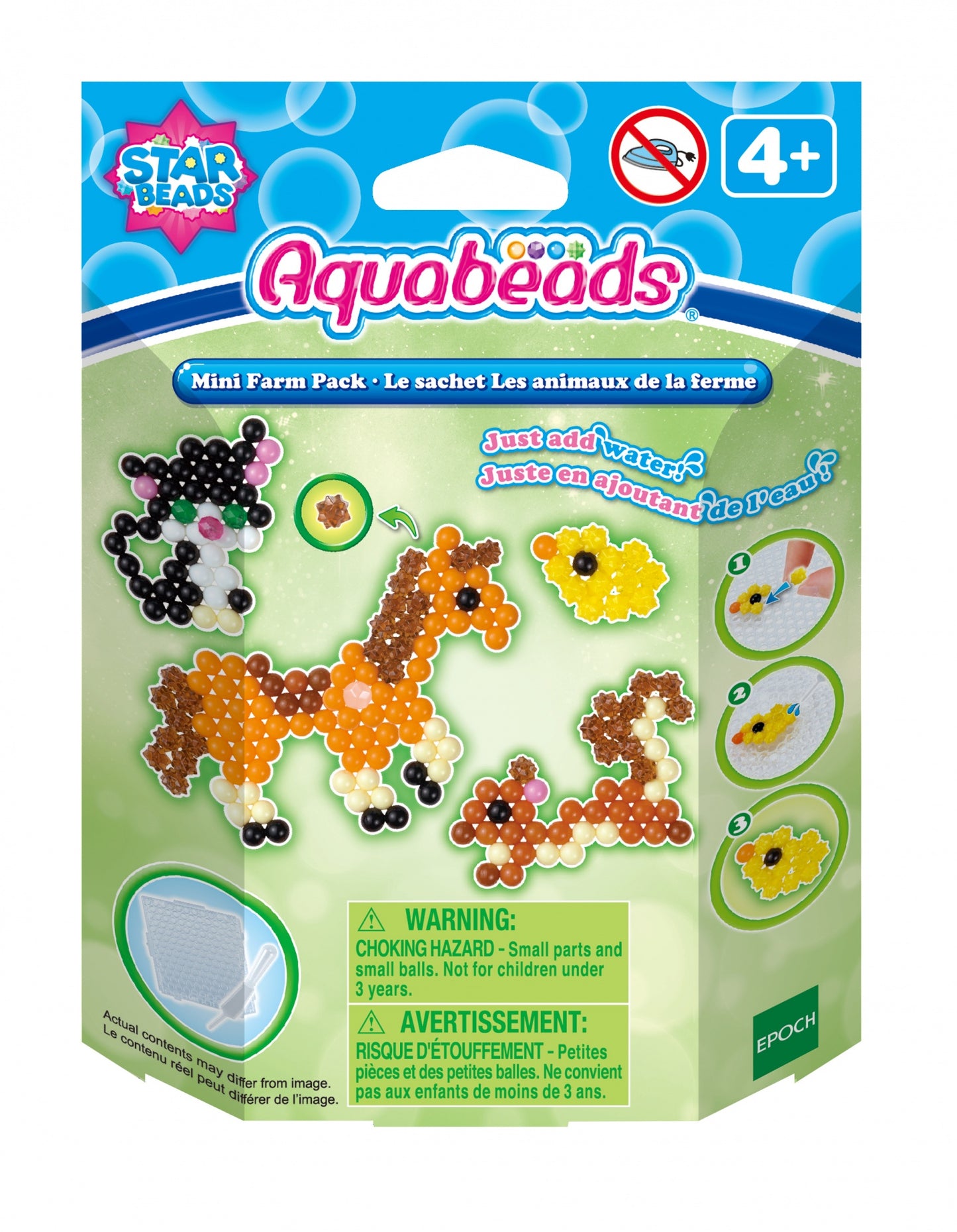 Aquabeads Temarefill: Mini Temakitt (Gård, Smycken, Sjöjungfru)