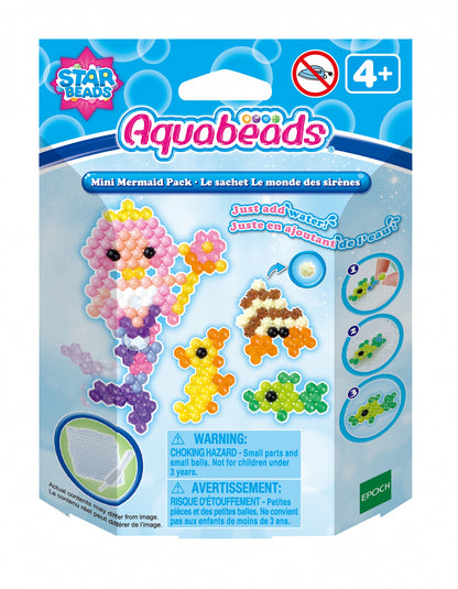 Aquabeads Temarefill: Mini Temakitt (Gård, Smycken, Sjöjungfru)