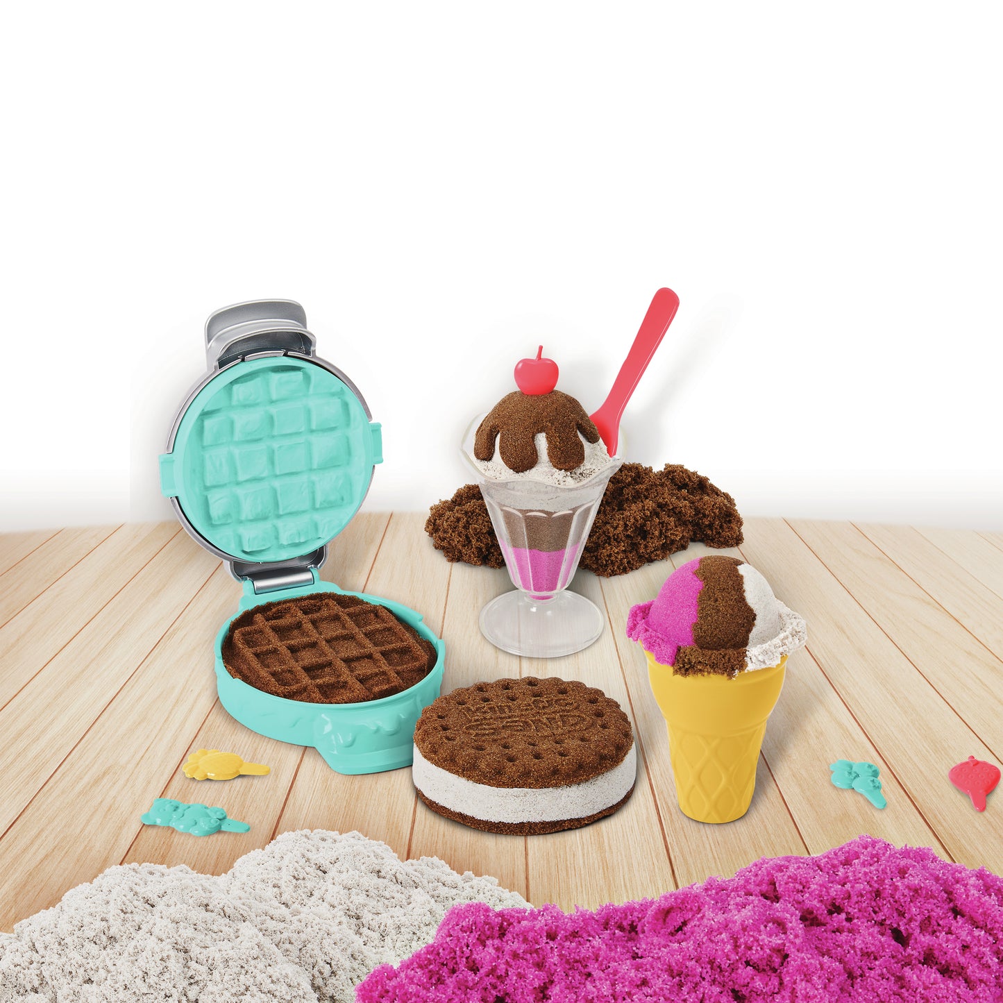 Kinetic Sand KNS ACK Ice Cream Scented Playset