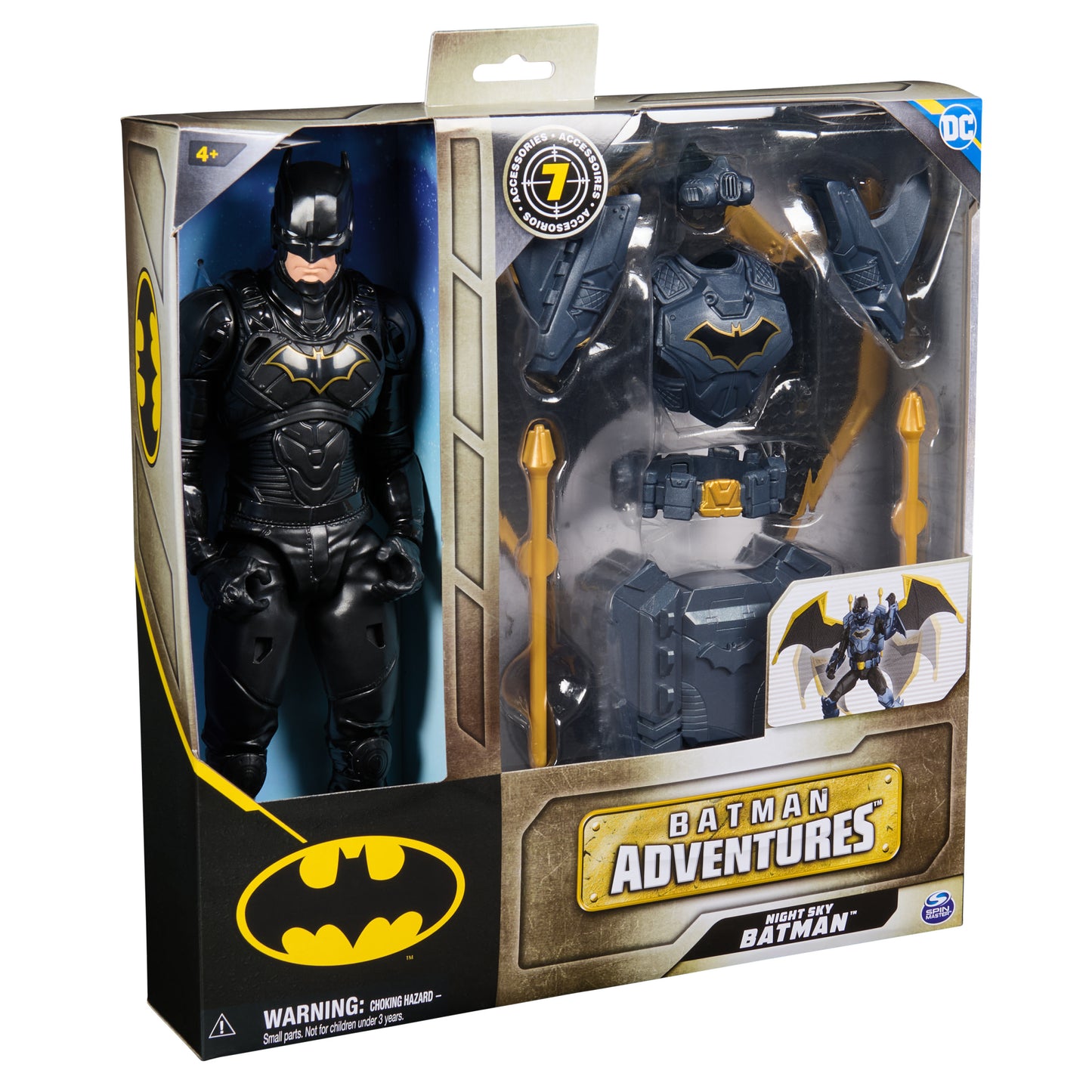 Spin Master DC: Batman Adventures - Night Sky Batman Actionfigur (30cm)