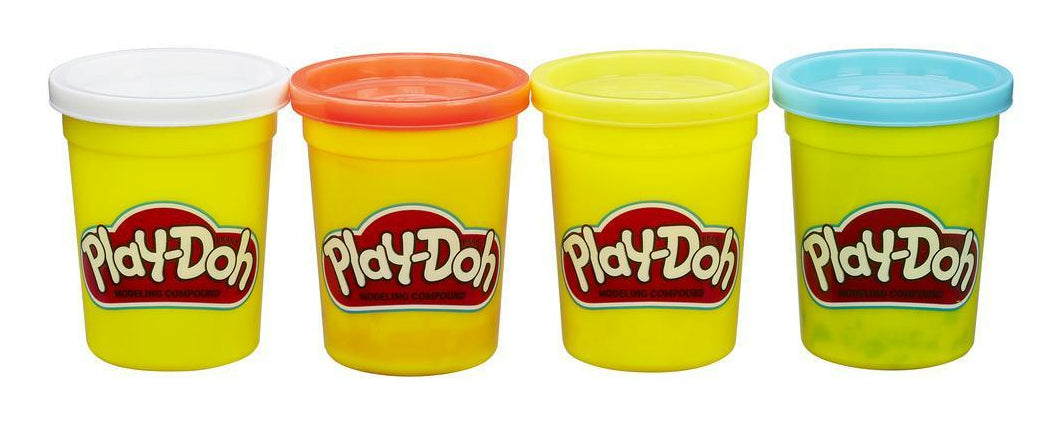 Hasbro Play-Doh - Klassiska Färgtuber (Pack om 4)