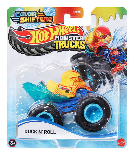 Mattel Hot Wheels: Monster Trucks Color Shifters - Duck N' Roll