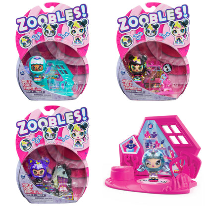 Zoobles! Z-Girlz och Happitat - Angel Llama Figur (1-Pack)