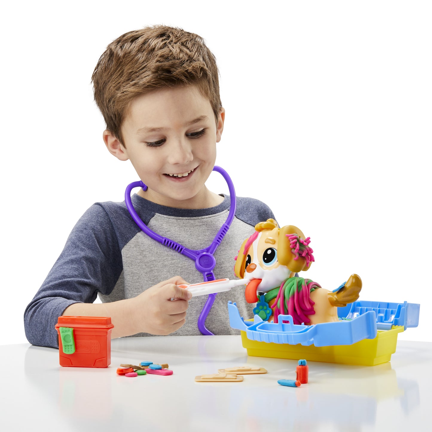 Hasbro Play-Doh Care 'n Carry Vet Lekset